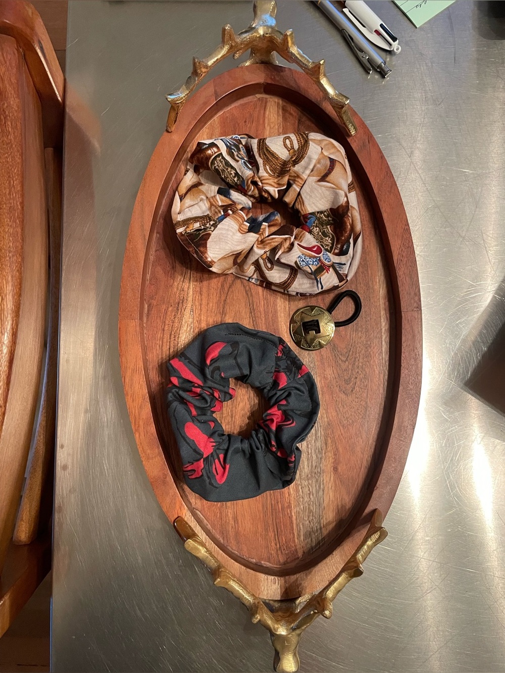 Western Scrunchie Concho Hair Tie Bundle
